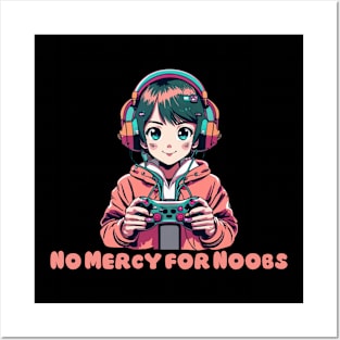 Gamer noob gamer girl Posters and Art